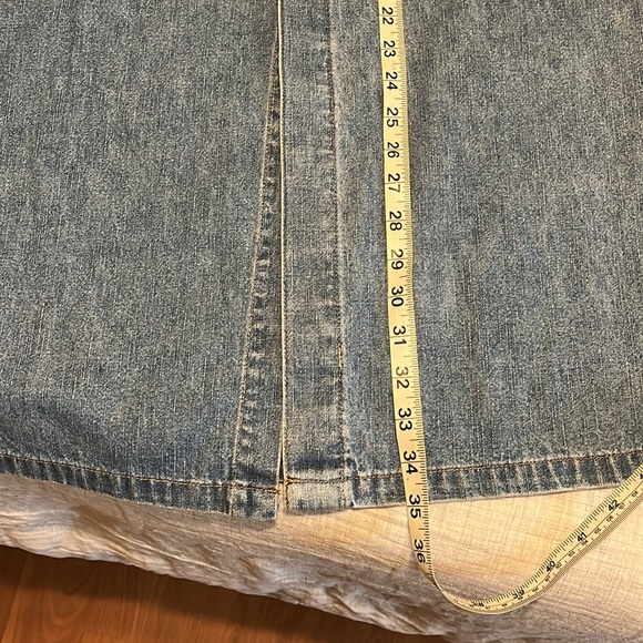Vintage Bill Blass denim maxi skirt - Picture 9 of 9